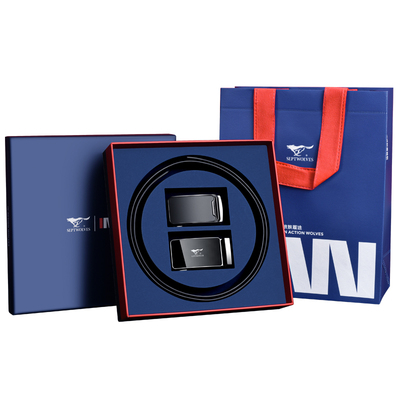 七匹狼生日礼物送男友高端皮带腰