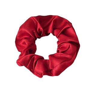 儿童红色毛绒大肠发圈新年过年发绳秋冬皮筋女扎头丸子头头绳发饰