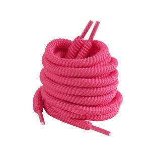 空军一号黑武士鞋带麻绳板鞋af1倒钩反光扁平圆形粗绳米白玫红色