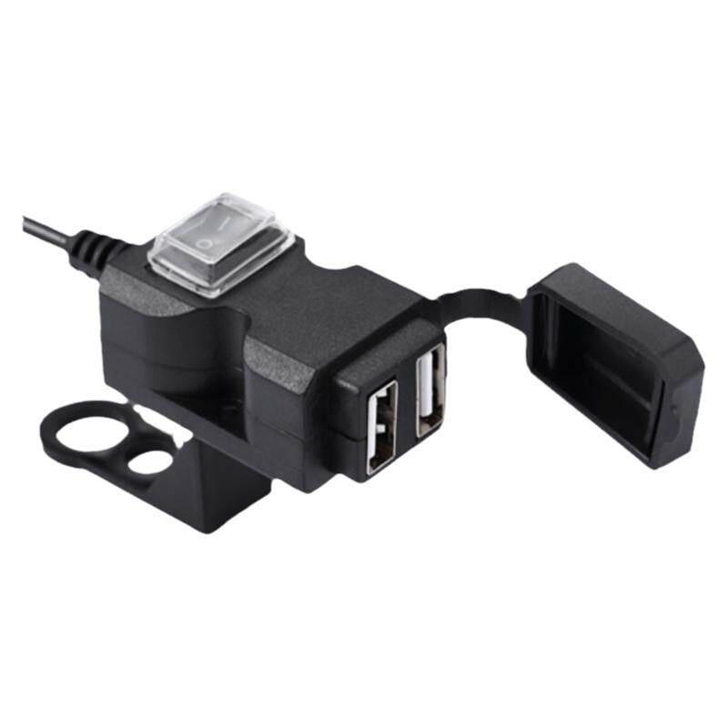 摩托车车载手机充电器电动车加装usb充电口超级快充防水12V-