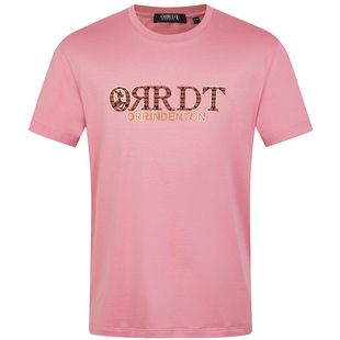 ORRDT澳林丹顿男装短袖T恤夏季新款时尚圆领简约字母烫片A17E1758