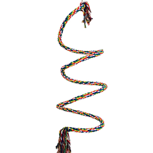 大中小型鹦鹉攀爬绳索棉绳玩具吊绳玩具150公分鹦鹉云梯玩具A98