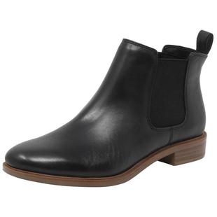 Clarks其乐女靴秋冬款时装靴经典切尔西靴英伦风靴子Taylor Shine