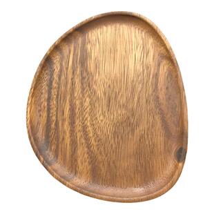 日式胡桃木托盘碟子点心盘长方形木质相思木实木圆盘干泡台茶盘