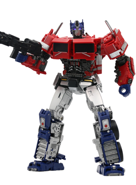 擎天柱发光电动铁酒吧落地摆件