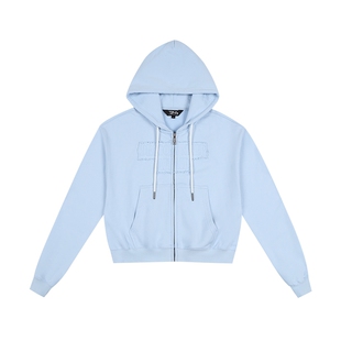 【DNA官方】连帽拉链卫衣2025年秋季新款休闲上衣贴布绣短款外套