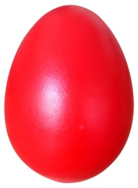 复活节招财红鸡蛋木制喜庆仿真鸡蛋鸟蛋儿童彩绘玩具布景装饰物品