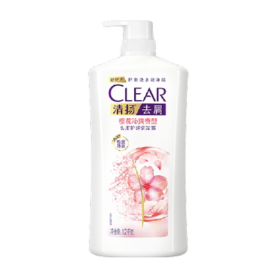 清扬女士樱花控油蓬松洗发水