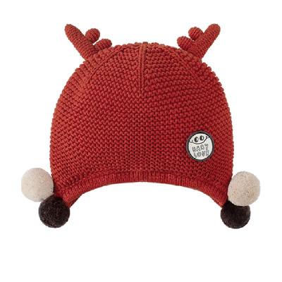 babylove婴儿帽子加绒护耳帽