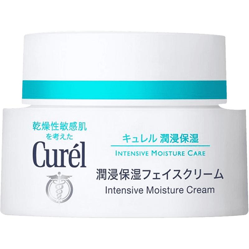 日本Curel珂润进口润浸保湿面霜 润肤乳霜精华滋润敏感肌柯润40g