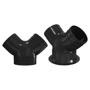 新风交换机风管接头150转100三通法兰100转75大小头变径圈转接口