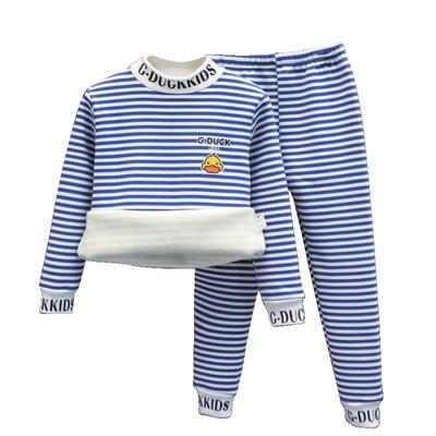 g.duck冬款男女童羊驼绒两件套