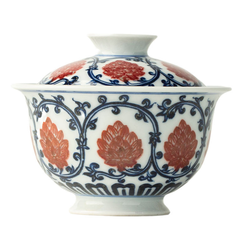 三勤堂青花功夫茶具陶瓷