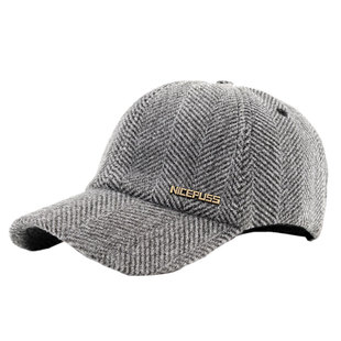 高端帽子男冬季保暖棒球帽男帽正品品牌鸭舌帽男士帽加绒加厚冬帽