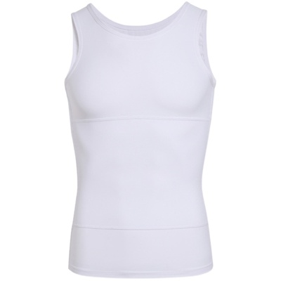 胖子背心藏肉神器弹力无袖大码