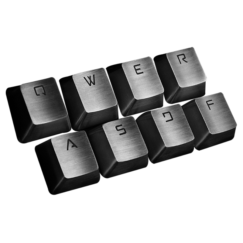 OGKEY机械键盘不锈钢全金属键帽 青轴黑轴红轴茶轴非电镀个性键帽