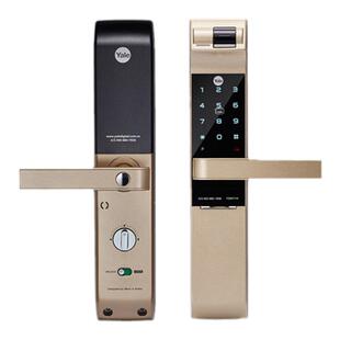 上海店美国耶鲁指纹锁4109yale刷卡家用防盗电子门锁智能锁密码锁