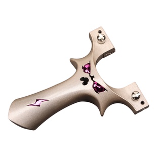 合金金属大炮恶魔弹弓9025夹片快压弹弓户外竞技精准弓