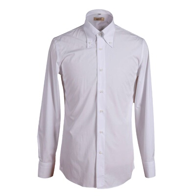 UGENTLE扣领长袖意式衬衫