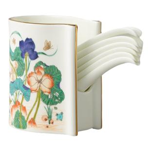 国瓷永丰源幸福和鸣散件Diy 陶瓷调羹收纳盒陶瓷味碟陶瓷