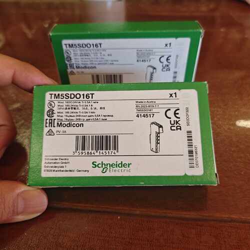 议价施耐德TM5SDO16T数字量输出模块 - 16O - 24V DC - 0,5A - 1