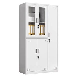 加厚五门铁皮更衣柜员工宿舍换衣柜带锁办公文件柜资料柜档案柜子
