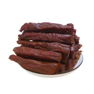 马背军粮内蒙古通辽青沟香手撕风干黄牛肉干原味麻辣孜然味 500克