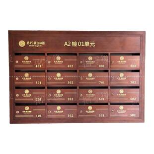 定制楼盘不锈钢信报箱户外防雨信箱小区落地邮筒别墅信奶箱通邮