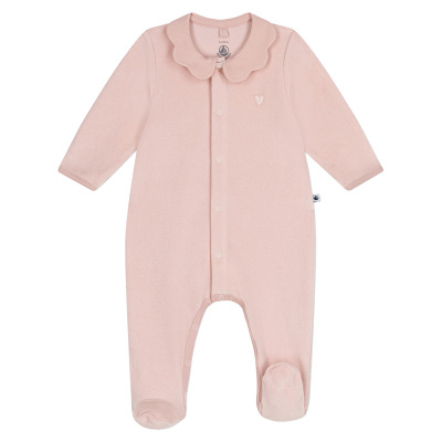 Petitbateau秋季婴幼儿包屁衣