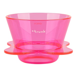Plus trunk x OREA BABYO 蛋糕平底手冲咖啡滤杯粉乐芭铃木创刻
