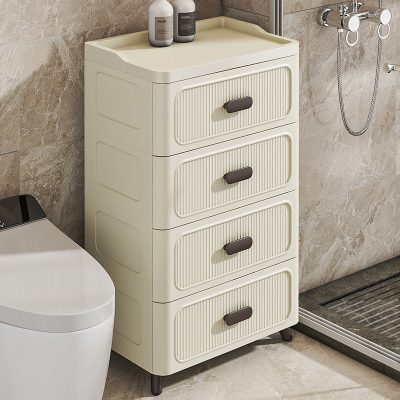 抽屉式卫生间置物架浴室收纳架子防水厕所储物柜洗手间落地洗澡间