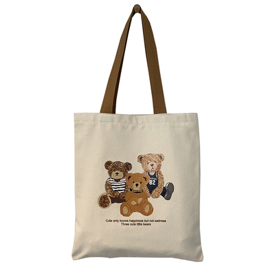 布包女帆布袋单肩大学生上课拉链