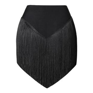 ZYM【星角】半裙三角加密流苏拉丁舞服成年女带底裤2213