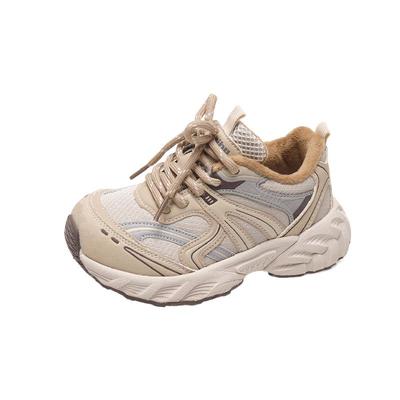 小米步女童冬季加绒运动鞋