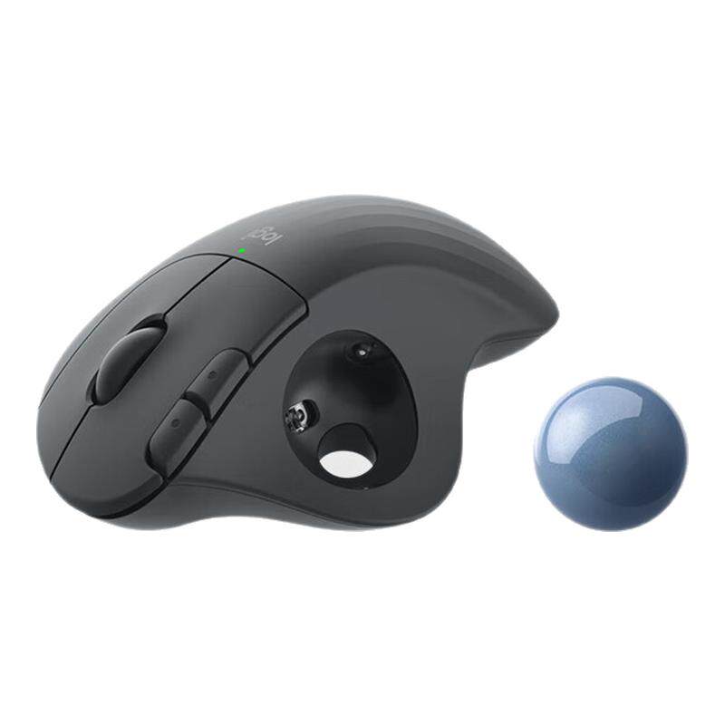 罗技人体工学系列ERGO M575商用无线鼠标蓝牙双模轨迹球笔记本Mac