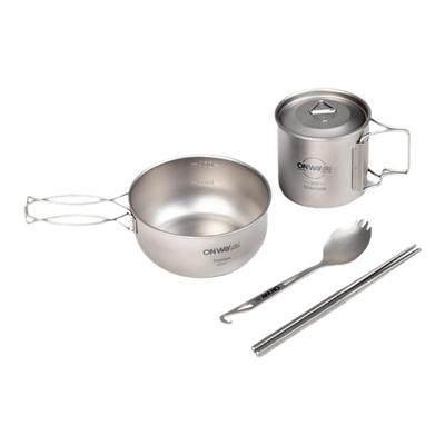 Onwaysports餐具钛杯钛碗筷子勺