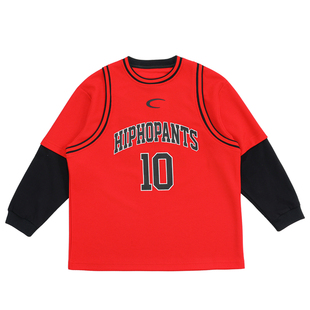 嘻哈儿童街舞潮服套装男童宽松长袖少儿hiphop潮牌街舞童装表演服