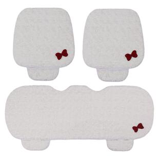 汽车坐垫四季冬季保暖网红可爱女士座椅套垫内饰布置改装冬天座垫