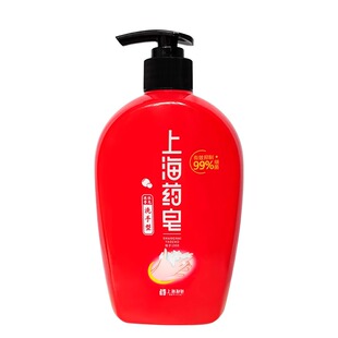 上海药皂液体香皂洗手液500ml抑菌清洁泡沫儿童成人家用清香正品