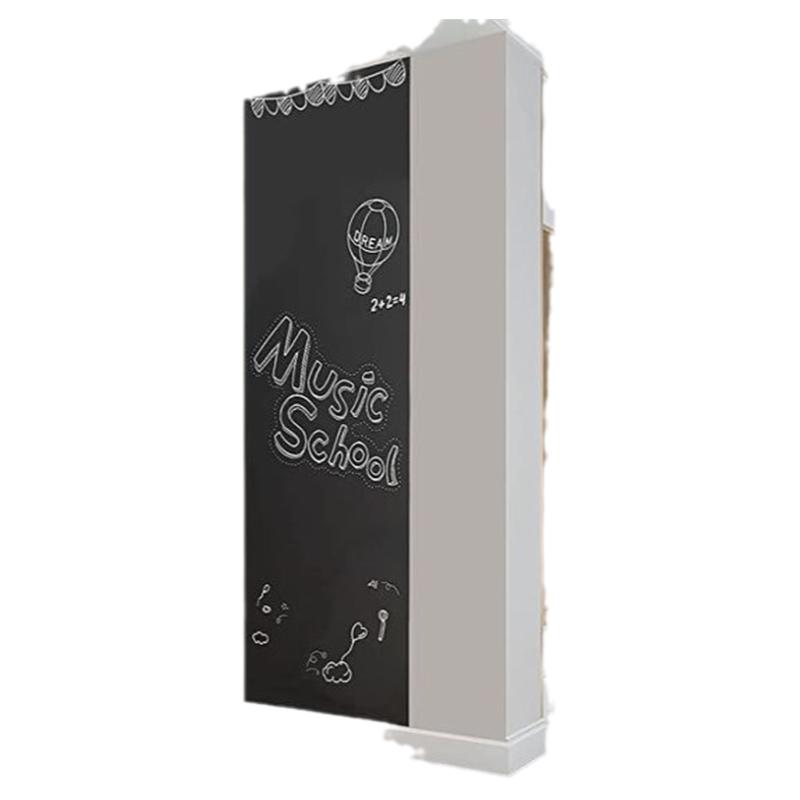 双层磁性黑板墙贴家用磁力创意儿童教学白板写字板贴厨房门上可擦写无尘书写磁吸画板装饰菜谱备忘留言板