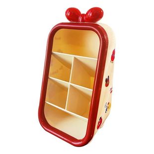 可爱多巴胺斜插笔式筒高颜值ins风学生办公室桌面收纳盒创意笔架