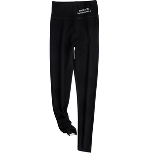 羊毛德绒秋裤女高腰无痕自发热冬保暖裤线裤加绒衬裤打底内穿棉裤