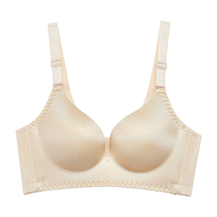 夜店风显大专用无痕内衣小胸加厚6cm文胸聚拢平胸美背超厚固定杯