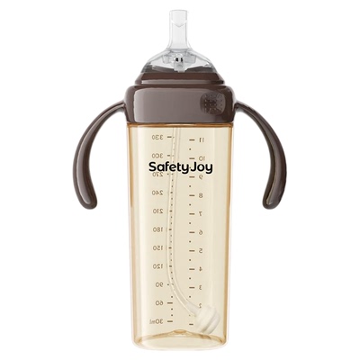 ppsu吸管奶瓶大宝宝一岁以上耐摔防漏6个月婴儿防胀气2岁3喝水杯