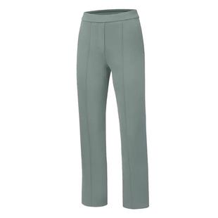 lulu同款Softstreme 雾面兰莫代尔砂洗中缝中腰直筒长裤女无logo