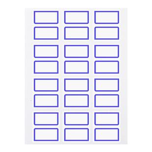 得力自粘性标贴手写分类标记粘贴纸口取纸姓名贴不干胶标签标价纸