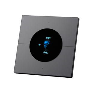 已接入米家APP超薄零火版智能开关带屏显双控蓝牙mesh2.0智能开关