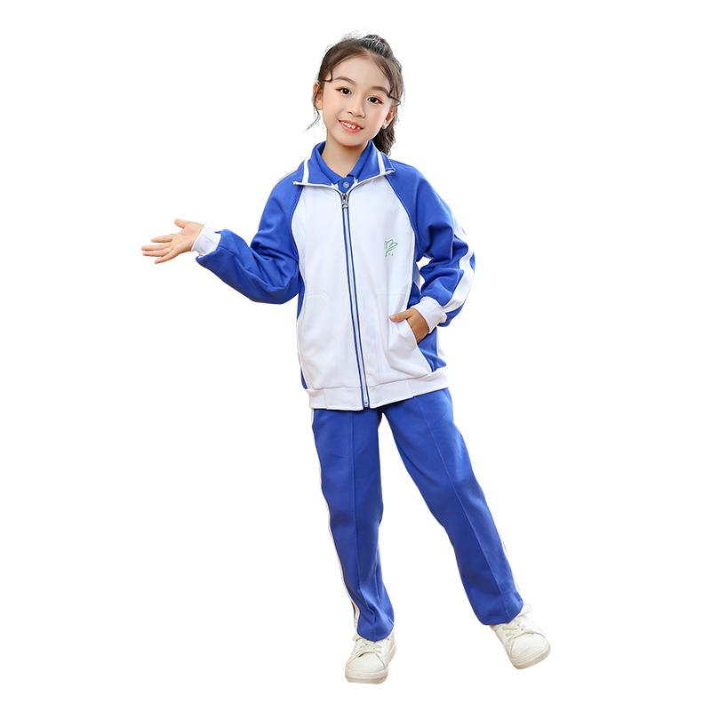 贝尔彻小学生深圳市统一校服运动校服夏秋季外套上衣柔软舒适男女