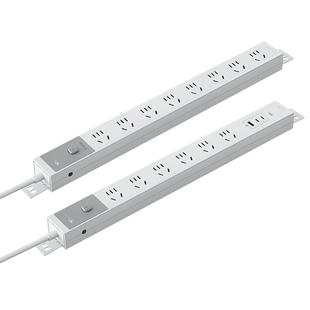 公牛pdu插排电竞桌面电脑专用插座免打孔防雷机房插座排插插线板