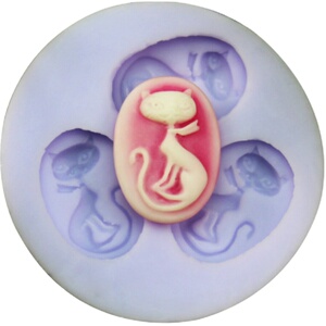 妮可迷你翻糖模具花朵薄片软陶巧克力滴胶模具 蛋糕烘焙可定制